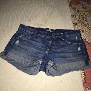 7 For All Mankind shorts size 25
